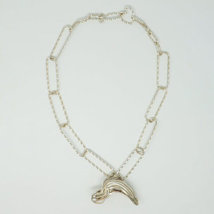 Necklace Sterling Silver Deltoid