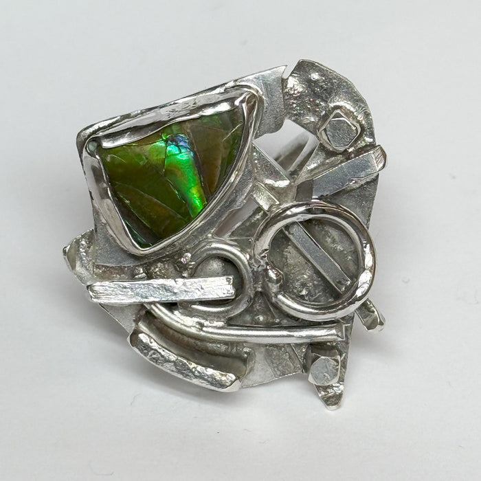 Ring Ammolite
