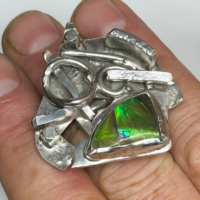 Ring Ammolite