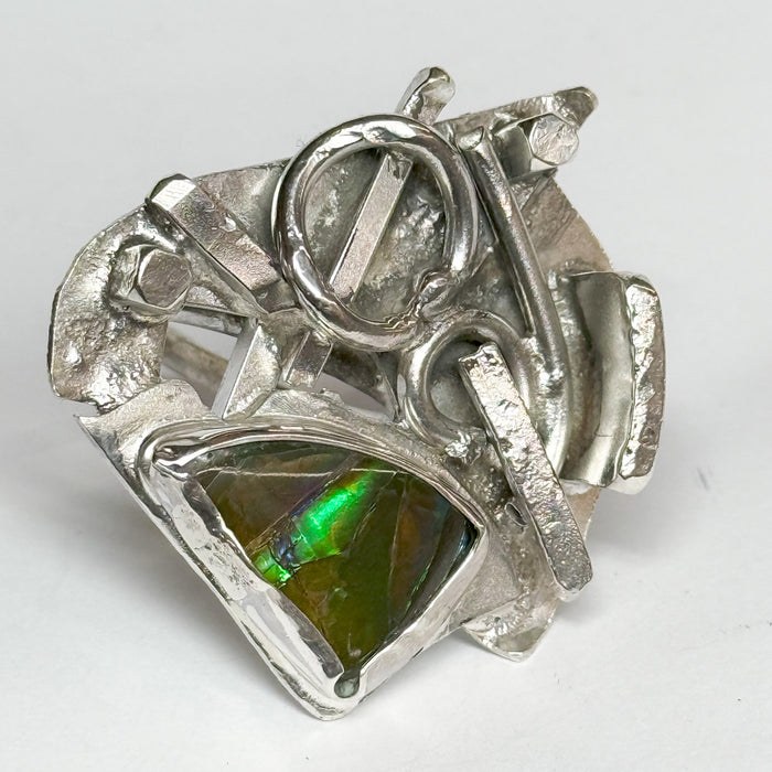 Ring Ammolite