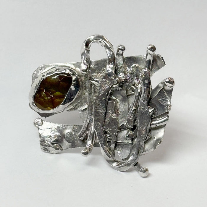 Fire Agate Ring